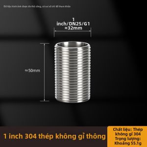 danxilu | Ống nối thép không gỉ 304 ren đầy đủ 1 Inch
