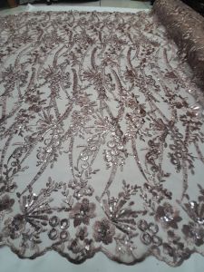 Terbaru !! Tulle Abstrak Payet Squen | Bahan Kebaya Modern | Full Payet | Dress | Tunic