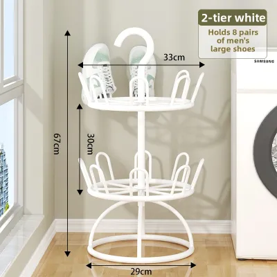 SHUHONG | Indoor Outdoor Rotating Shoe Rack