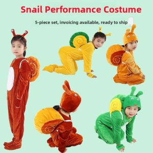 New Small Lotus Splendor Snail Dream Performance Costume Childrens Cartoon Animal Performance Clothes Scene Play Journalist