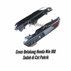 body win Set CAT HITAM bagus Cover Body win 100 set bok aki honda win10 tutup box aki satu set depan belakang kanan kiri Cat Pabrikan Hitam