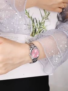 Jam Tangan Wanita Asli Tahan Air Analog Premium Original Gaya Kasual Bisnis New Model Fashion Import Style Wanita Korea Stainless Steel Padat Anti Karat Aksesoris Arloji Women Watches Jam Tangan Cewek Kekinian -JW28