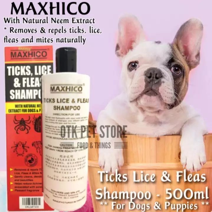 MAXHICO TICKS, LICE & FLEAS SHAMPOO 500ML | Lazada