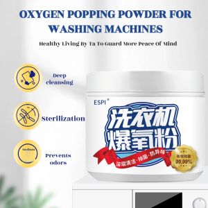 【99% Sterilization Rate】洗衣机深层去污爆氧粉洗衣机清洁剂 Laundry Machine Oxygen Powder Effective Stain And Dirt Remover Washing Machine Deep Decontamination Blasting Powder
