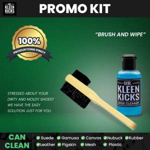 Promo Kit for Shoe Bag Cap Wallet and Leather Materials Cleaner 60ml