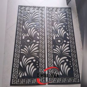 plat LASER CUTTING 120x30cm tebal 15mm