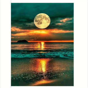500/1000/1200/2000PCS Jigsaw Puzzle Seaside Sunset Landscape Art For Adults Great Weekend Relaxation And Family Fun