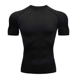 Mens Workout Compression Shirt Turtleneck Long Sleeve Rash Guard Gym Base Layer Athletic Undershirt Gear Sports Shirt