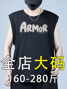 Mens Fitness Tank Top Summer Muscle Shirt plus Size American Sporty Sleeveless round Neck Pullover Moisture Wicking Polyester