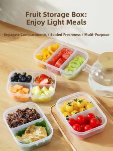 Portable Fruit Partitioning Plate Work Office Storage Box Refrigerator Organizing Box Nakaya Japanese Brand Plastic Material