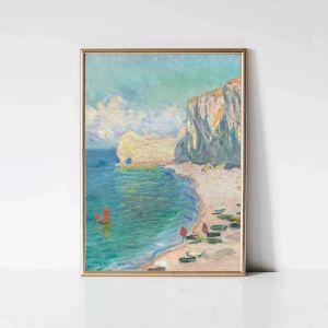 Claude Monet Water Lilies Classical Garden Landscape Posters and Prints Canvas Printing Wall Art Picture for Living Room Decor