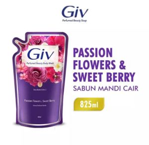 GIV Body Wash Sabun Cair Pouch 825 ml