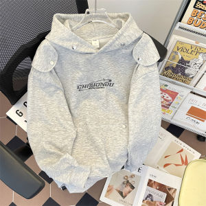 Hooded Sweatshirt Men Spring and Autumn American Retro Heavy Weight Stylish Niche Style Handsome Loose Casual Hoodie Coat