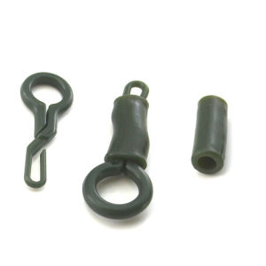 10pcs Carp Fishing Lead Clips With Safety Sleeve Rubber Backed Secure Hook Clips For Carp Rigs Durable Anti-slip Fish Accessoies