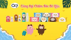 Gói khăn ướt Gấu cao cấp thân thiện với làn da 650g