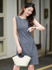 Misoshine | Elegant Sleeveless A-Line Waist-Cinching Summer Dress