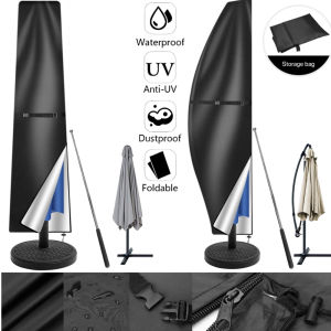 Waterproof Oxford Cloth Parasol Cover Outdoor Anti-UV Sunshade Umbrella Protect Garden Patio Cantilever Rain Cover Accessories