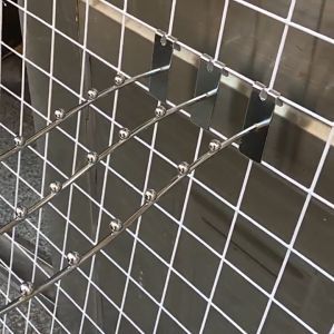 （COD）1/PCS Screen/Wire Mesh/grid panel display hook Heavy mesh hook New Wall Mount Waved Waterfall Hanger