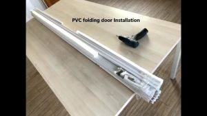 PVC indoor sliding doors folding doors indoor sliding doors kitchen open partition hanging rail