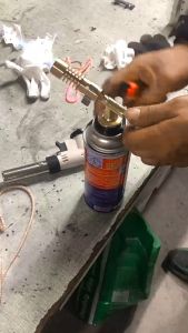 Premium Brass Nozzle Torch Gun Multipurpose Fire Burner Camping Butane Welding BBQ Grill Burning Fire Maker Pemetik Api