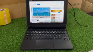 โน๊ตบุ๊ค แท๊บเล็ต 2 in1 Fujitsu arrow TAB Q508 Celeron N4000 speed 1.1ghz  Ram 4. Gb EMMC 128 gb 10.1”