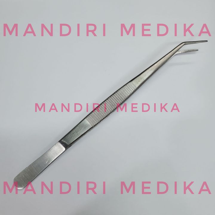 Pinset Gigi Dental Tweezer 16cm Stainless KEMENKES AKL
