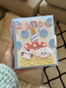 Album Lưu Niệm Bằng Vải Không Dệt Thủ Công DIY Album Lưu Trữ Ảnh Quà Tặng Sinh Nhật Cho Bạn Thân Album Lưu Trữ Giấy Phim