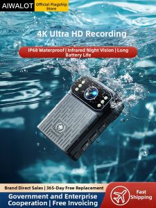 AIWALOT | Super Clear Night Vision Chest Wear IP68 Waterproof Work Recorder