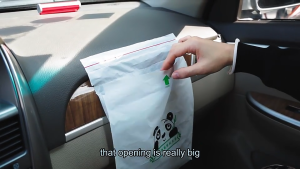 Beg Sampah Pelekat 15 Pcs Car Trash Bag Disposable Adhesive Garbage Bags Leakproof Rubbish Stick Type Plastic Storage Bag Waterproof