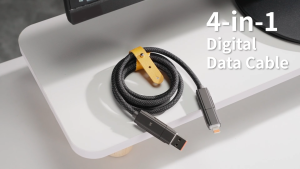 MeeGoo 4 in 1 USB C Cable 60W Fast Charging & Data USB A Type-C Charger Wire For Tablet phone Charging Cable