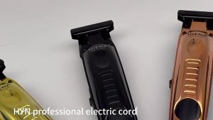 HIENA HYN-012 Electric Clipper Professional Cordless Hair Trimmer T-Blade Adjustable Original LCD Monitor With Limit Comb