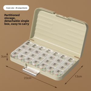Portable Medicine Box Daily Three Meals Drug Distributor Week Seven Days Pill Organizer Remind Storage Case SIVIRO