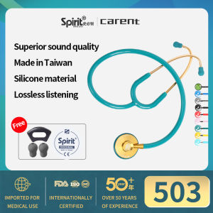 Carent&Spirit Professional Cardiology Stethoscope – Single Head Medical Equipment for Doctor Nurse Student Lightweight & High Sensitivity