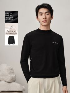 Breathable Moisture-Wicking Easy-Match Machine Washable Mens Sweater