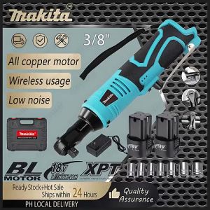 Makita 3/8" Cordless Electric Ratchet Wrench Set Right Angle Wrench Tool Screw Nut Removal Repairing