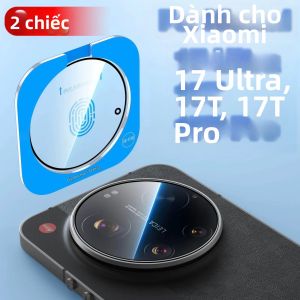 2 Miếng Phim Bảo Vệ Và Kính Cường Lực Được Chứng Nhận Của Leica Cho Xiaomi 17 Ultra/17T Pro Ống Kính Camera Phía Sau AR Chống Phản Chiếu Độ Cứng 9H