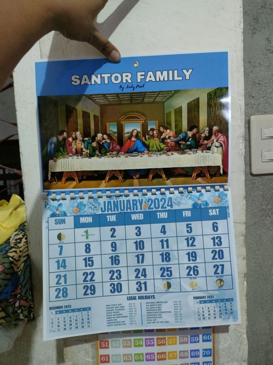 Last Supper 2025 Calendar Lazada PH