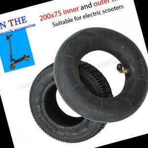 High Quality 8 inch Pneumatic Tyre 200x75 Outer Tyre Inner Tube 200*75 Tyre for Electric Scooter Go Kart Accessory