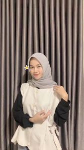 Cheries Vest Wanita Semiwoll Tali Pinggang Outer Dewasa