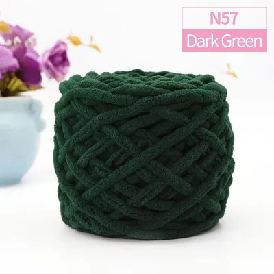 QJH Chunky Blanket Knitting Yarn Luxury Thick Polyester Jumbo Weaving Crochet Craft Yarns for Throw Blanket Pillows 100g/1Ball
