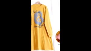 Baju Atasan Wanita Jumbo & Tunik Kaos Katun Combed 24s Apk Sablon