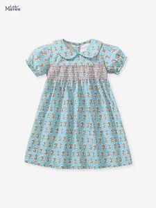 Váy Little Maven bé gái mùa hè mới phong cách Âu Mỹ S1918