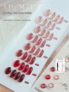 Kasi | Rose Glitter Cat Eye Nail Gel Pink
