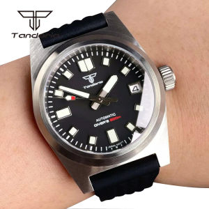 Đồng Hồ Đeo Tay Nam Tandorio 38mm PT5000 Tự Động Cơ Học Kính Sapphire AR Lịch Ngày Máy NH35 Khả Năng Lặn 20BAR Dạ Quang