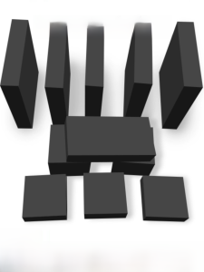 Đế Cao Su Dày Chống Trượt Đệm Hấp Thụ Sốc Đệm Hấp Thụ Sốc Đế Cao Su Dày Đế Cao Su Chống Trượt Đế Cao Su Nâng Máy Móc Ngoài Trời