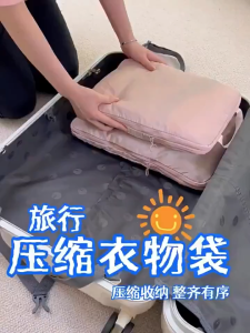🇸🇬Koala Home🔥Travel Organiser Set Suitcases Compression Storage Bags Packing Cubes Clothes Luggage Waterproof 6PCS