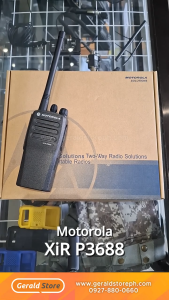 Motorola XiR P3688 VHF Portable Two-way Radio *FREE 1pc Motorola Drifit Shirt*