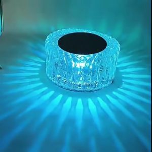 Bird Nest Shape Crystal Lamp - 16 Color RGB - Rechargeable - Table Lamp - Romantic - Ambience Light -  Desk Light