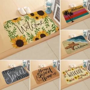 Funny Welcome Mats Outdoor Front Door Mat for Outside Entry Doormat Outdoor/Indoor Entrance Front Porch Decor 40 * 60cm