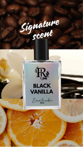 RRScent Black Vanilla | Extrait De Parfum | Wangi manis hangat dan sensual | Parfum Wanita Tahan Lama